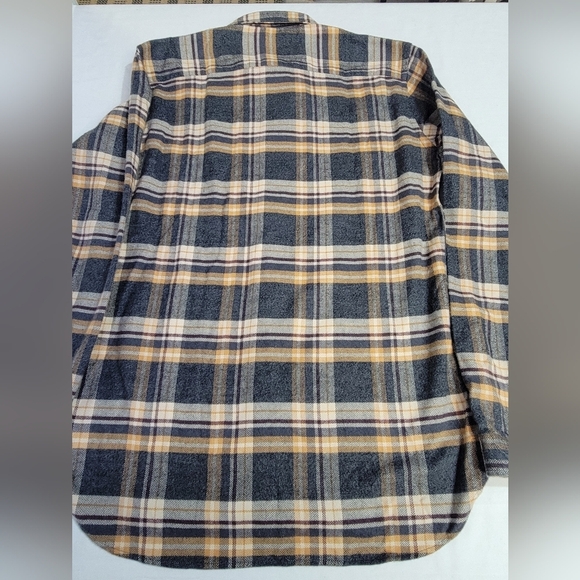 Oliver Spencer Brook Checked Flannel Shirt (Size 15) Small 100% Organic Cotton - Picture 7 of 15